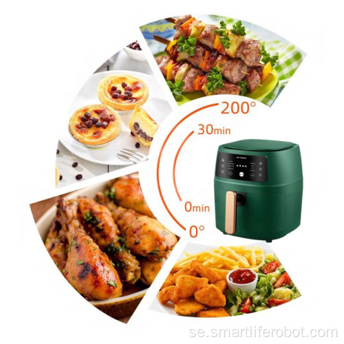 LCD-pekskärm på Air Fryer-maskinen